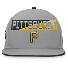 Gray Pittsburgh Pirates Fanatics Punchout Snapback Hat