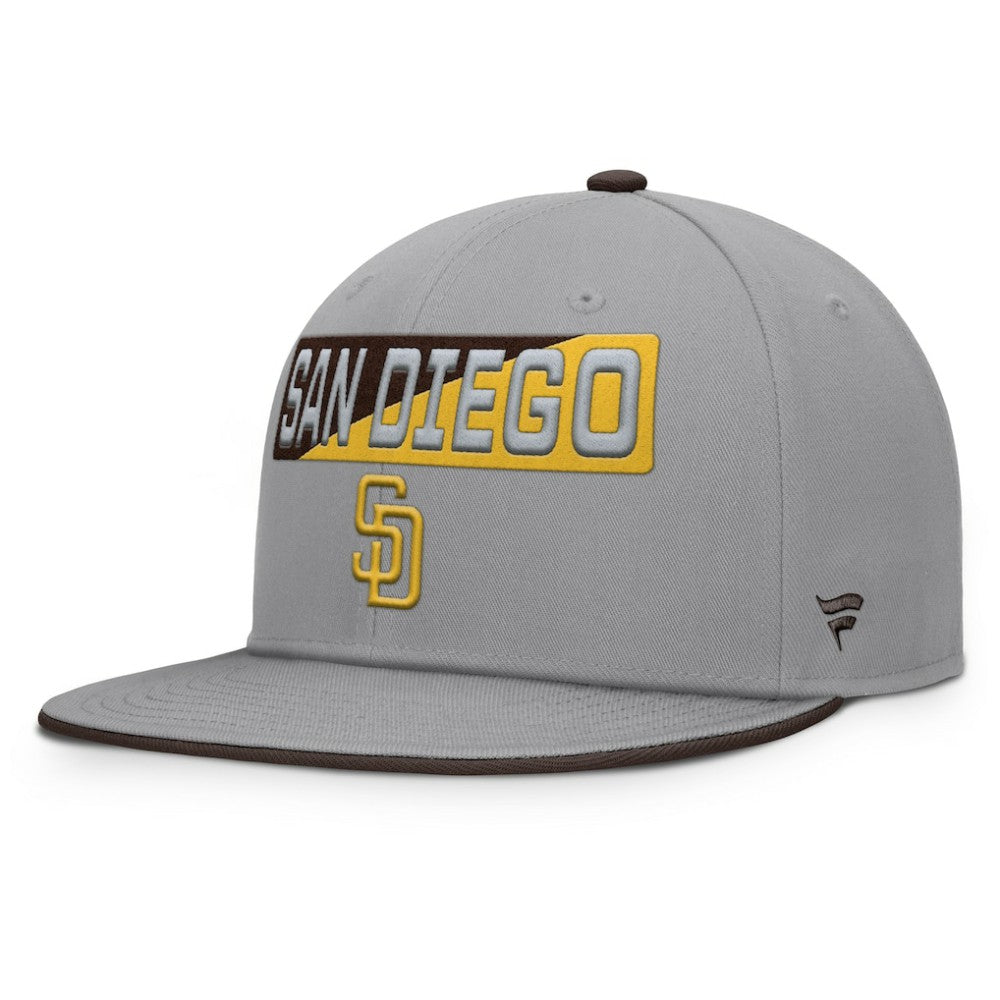 Gray San Diego Padres Fanatics Punchout Snapback Hat