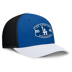 Royal/White Los Angeles Dodgers Fanatics Cutoff Adjustable Trucker Hat