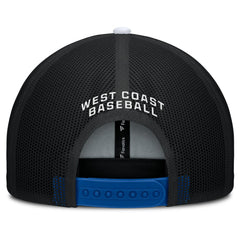 Royal/White Los Angeles Dodgers Fanatics Cutoff Adjustable Trucker Hat