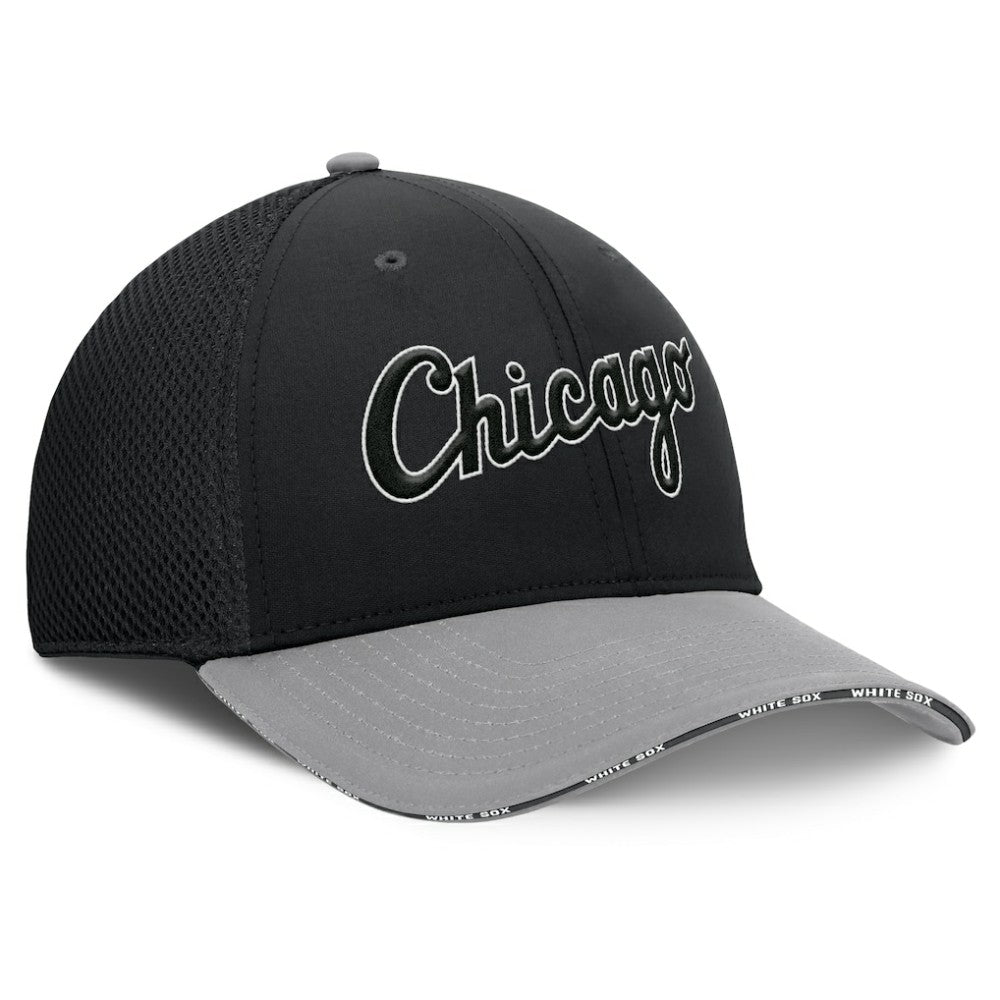 Black/Gray Chicago White Sox Fanatics Pennant Flex Hat