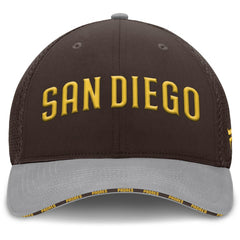 Brown/Gray San Diego Padres Fanatics Pennant Flex Hat