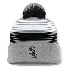 Gray Chicago White Sox Fanatics Balk Cuffed Knit Hat with Pom