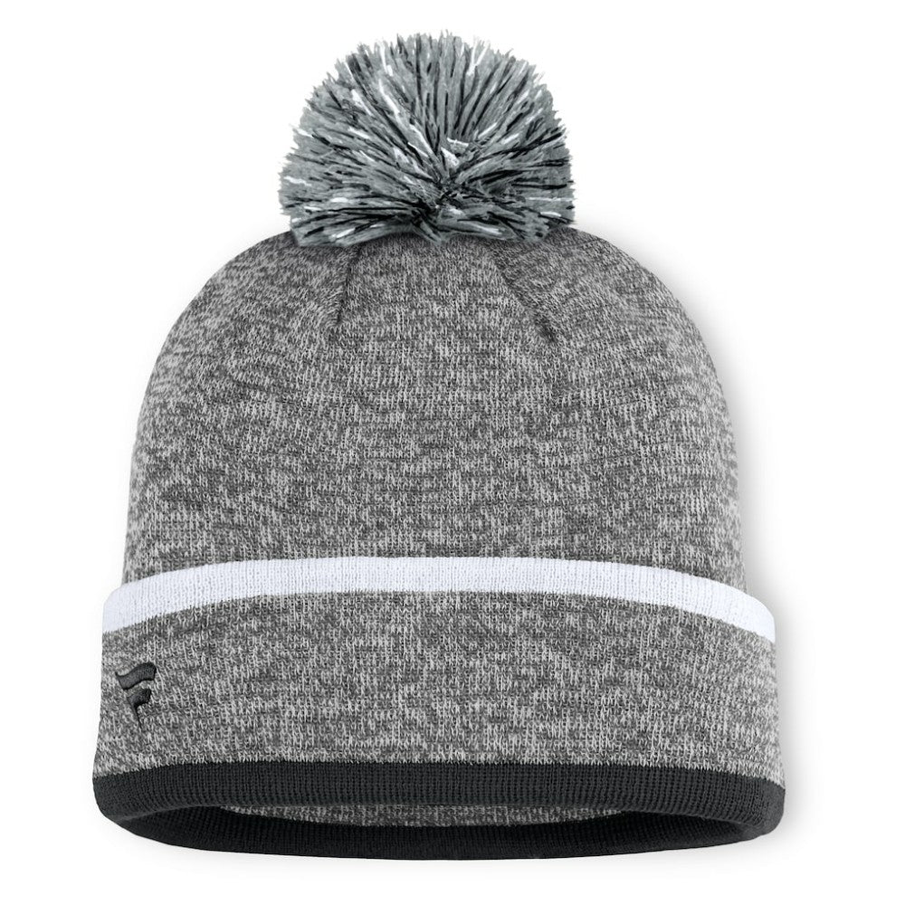 Heather Gray Chicago White Sox Fanatics Backstop Cuffed Knit Hat with Pom