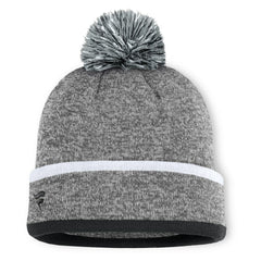 Heather Gray Chicago White Sox Fanatics Backstop Cuffed Knit Hat with Pom