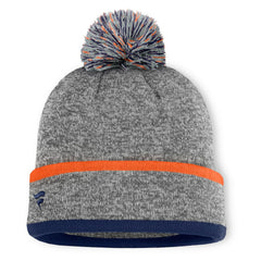 Heather Gray Houston Astros Fanatics Backstop Cuffed Knit Hat with Pom