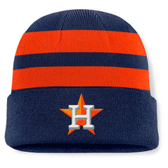 Navy Houston Astros Fanatics Baseline Cuffed Knit Hat