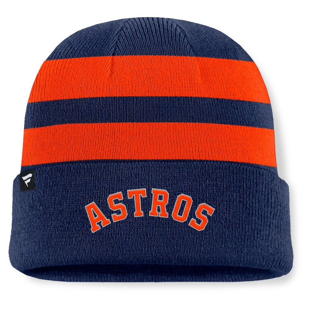 Navy Houston Astros Fanatics Baseline Cuffed Knit Hat