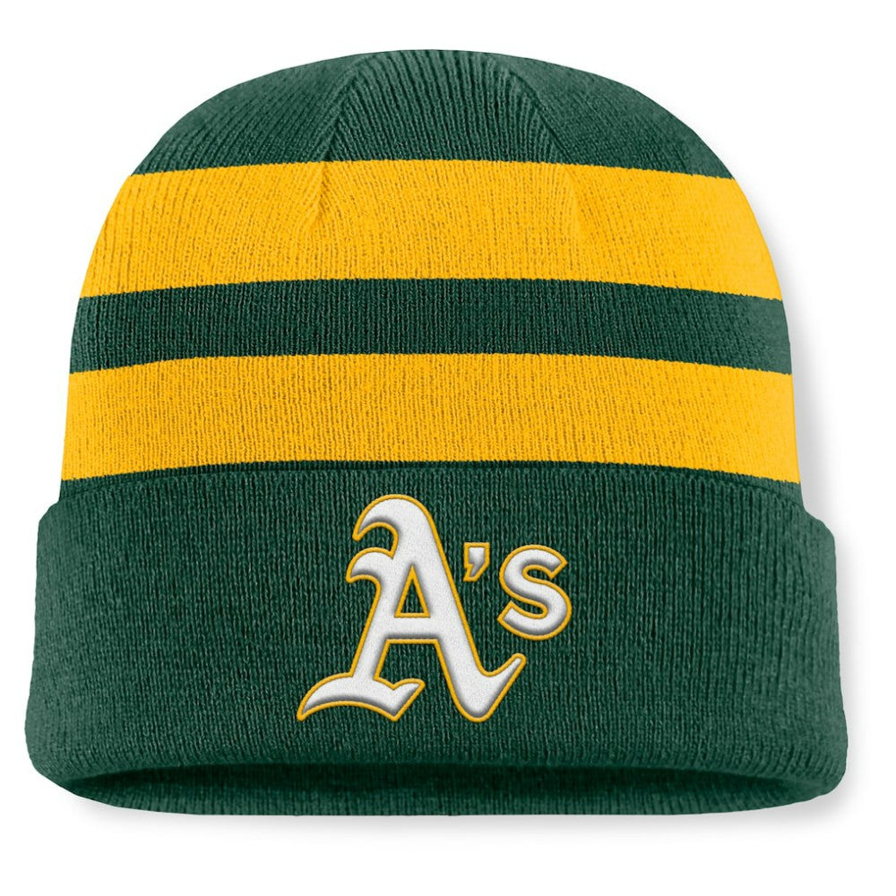 Green Athletics Fanatics Baseline Cuffed Knit Hat