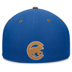 Royal/Tan Chicago Cubs Fanatics Splinter Fitted Hat