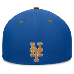 Royal/Tan New York Mets Fanatics Splinter Fitted Hat