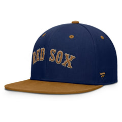 Navy/Tan Boston Red Sox Fanatics Splinter Fitted Hat