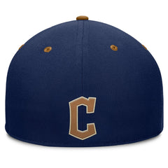 Navy/Tan Cleveland Guardians Fanatics Splinter Fitted Hat