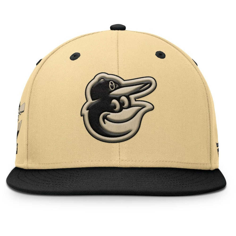 Khaki Baltimore Orioles Fanatics Duel Adjustable Hat