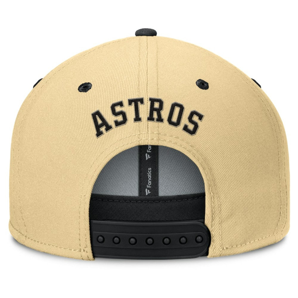 Khaki Houston Astros Fanatics Duel Adjustable Hat