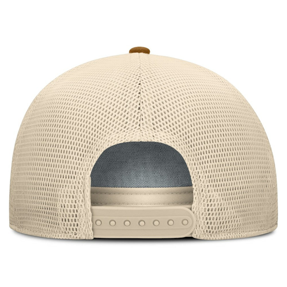 Brown Chicago Cubs Fanatics A-Frame Trucker Adjustable Hat