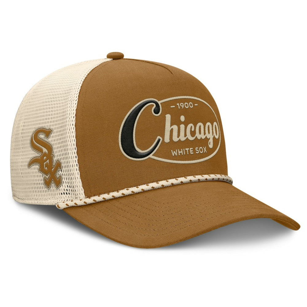Brown Chicago White Sox Fanatics A-Frame Trucker Adjustable Hat