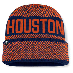 Navy Houston Astros Fanatics Rotation Cuffed Knit Hat