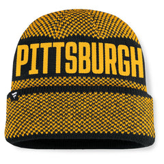 Black Pittsburgh Pirates Fanatics Rotation Cuffed Knit Hat