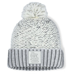 Heather Gray St. Louis Cardinals Fanatics Women's Hangtime Cuffed Knit with Pom
