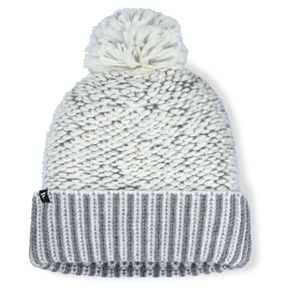 Heather Gray Pittsburgh Pirates Fanatics Women's Hangtime Cuffed Knit with Pom
