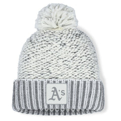 Heather Gray Athletics Fanatics Women's Hangtime Cuffed Knit with Pom