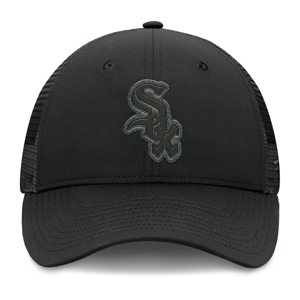 Black Chicago White Sox Fanatics Launch Adjustable Trucker Hat