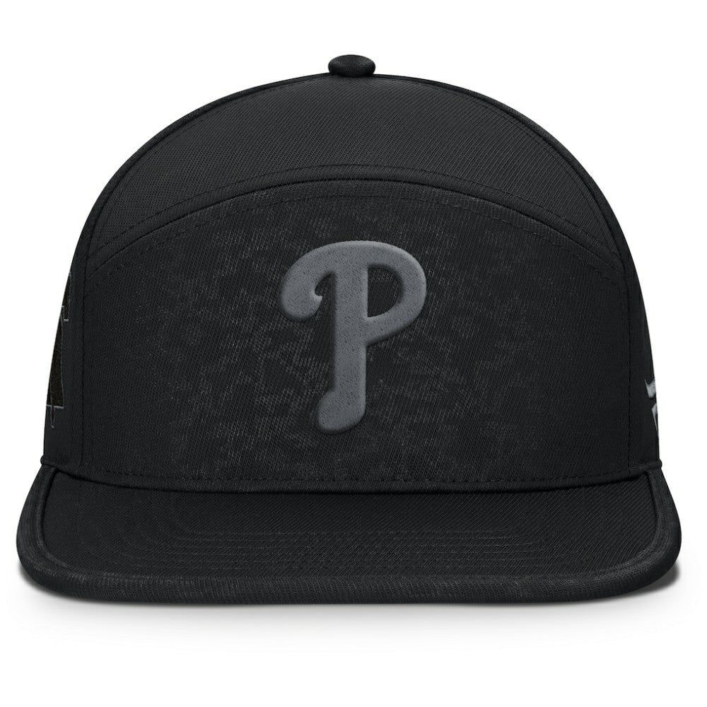 Black Philadelphia Phillies Fanatics Platoon Adjustable Hat