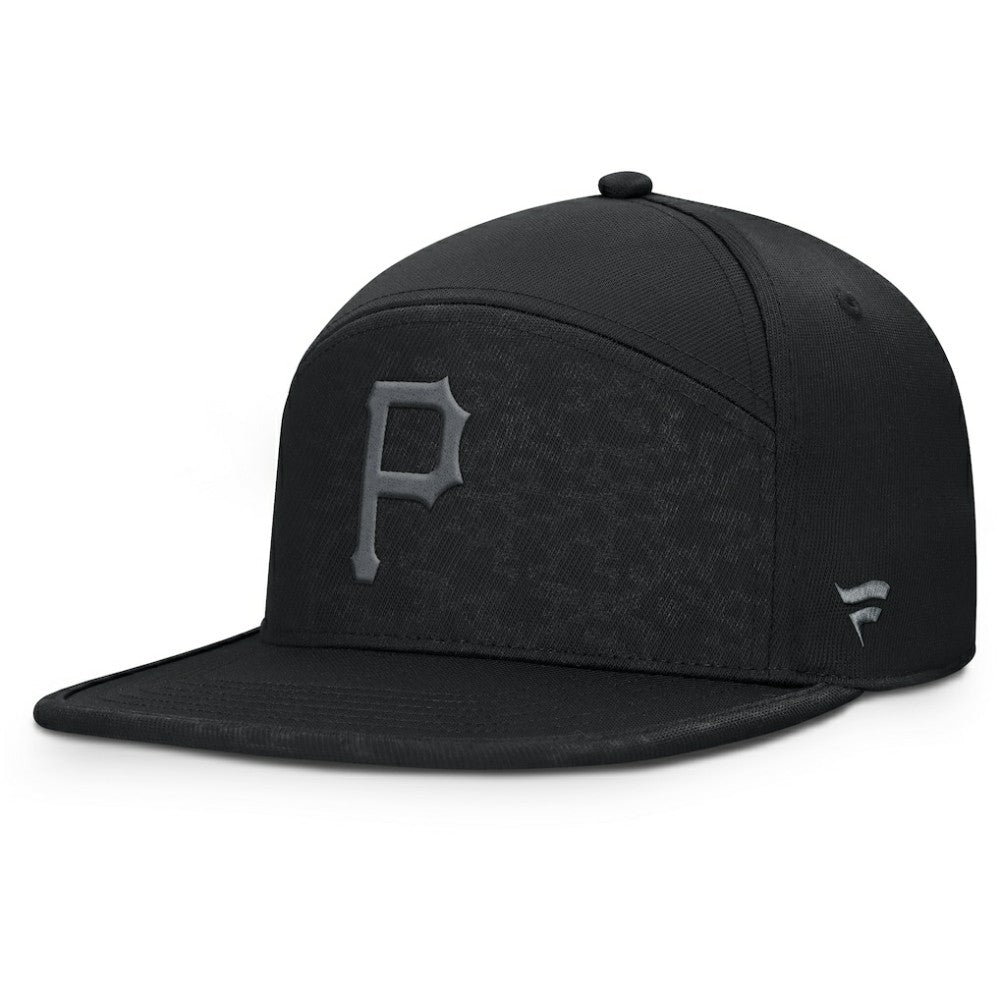 Black Pittsburgh Pirates Fanatics Platoon Snapback Hat