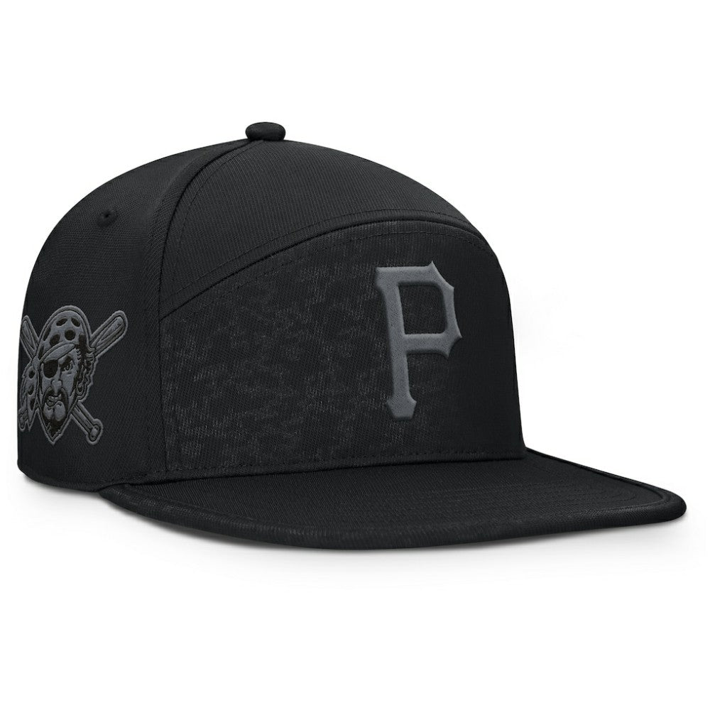 Black Pittsburgh Pirates Fanatics Platoon Snapback Hat
