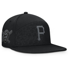 Black Pittsburgh Pirates Fanatics Platoon Snapback Hat