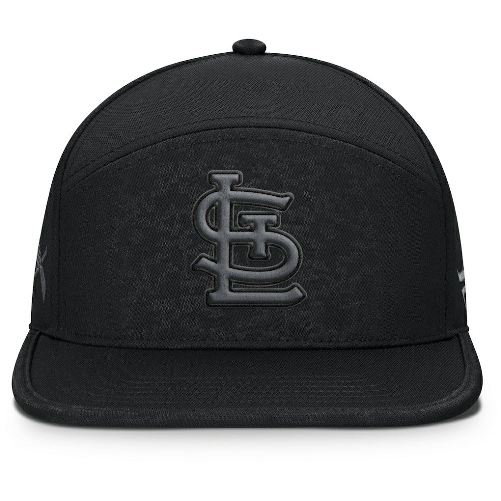 Black St. Louis Cardinals Fanatics Platoon Snapback Hat
