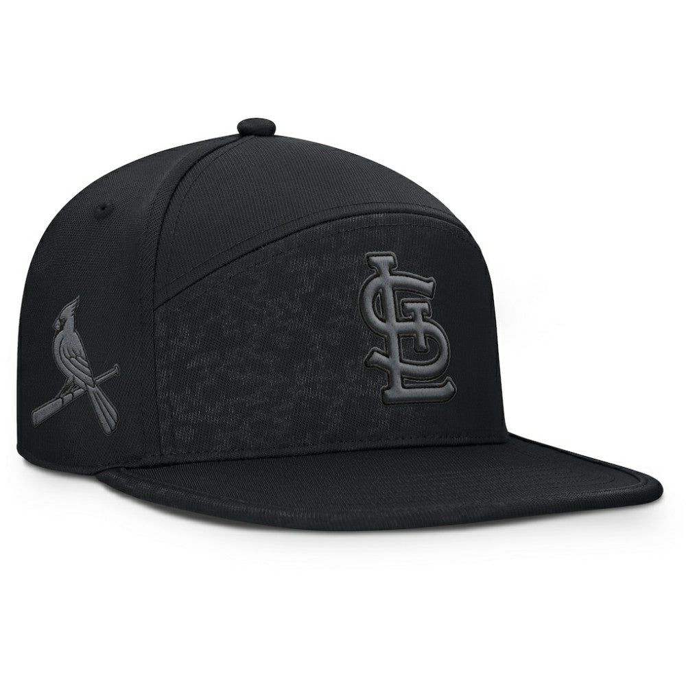 Black St. Louis Cardinals Fanatics Platoon Snapback Hat