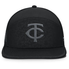 Black Minnesota Twins Fanatics Platoon Adjustable Hat
