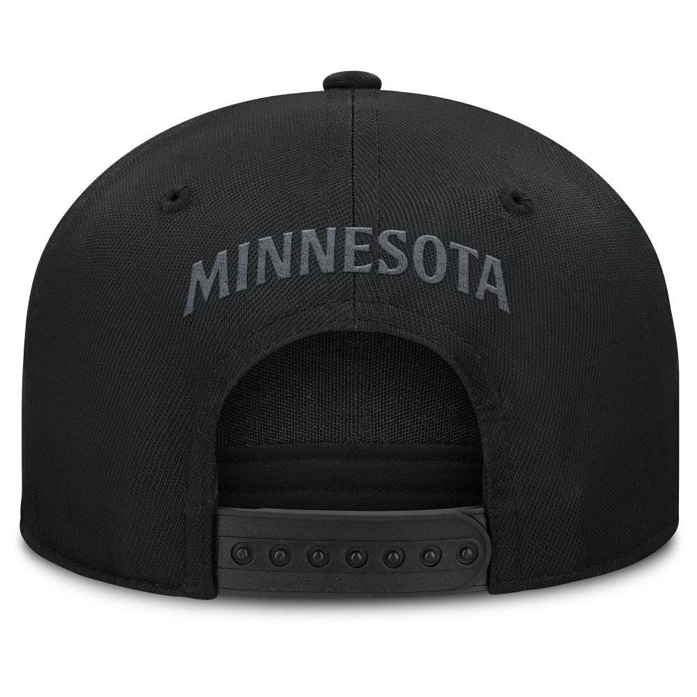 Black Minnesota Twins Fanatics Platoon Adjustable Hat