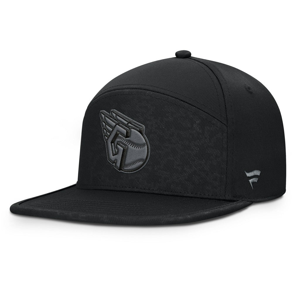 Black Cleveland Guardians Fanatics Platoon Snapback Hat