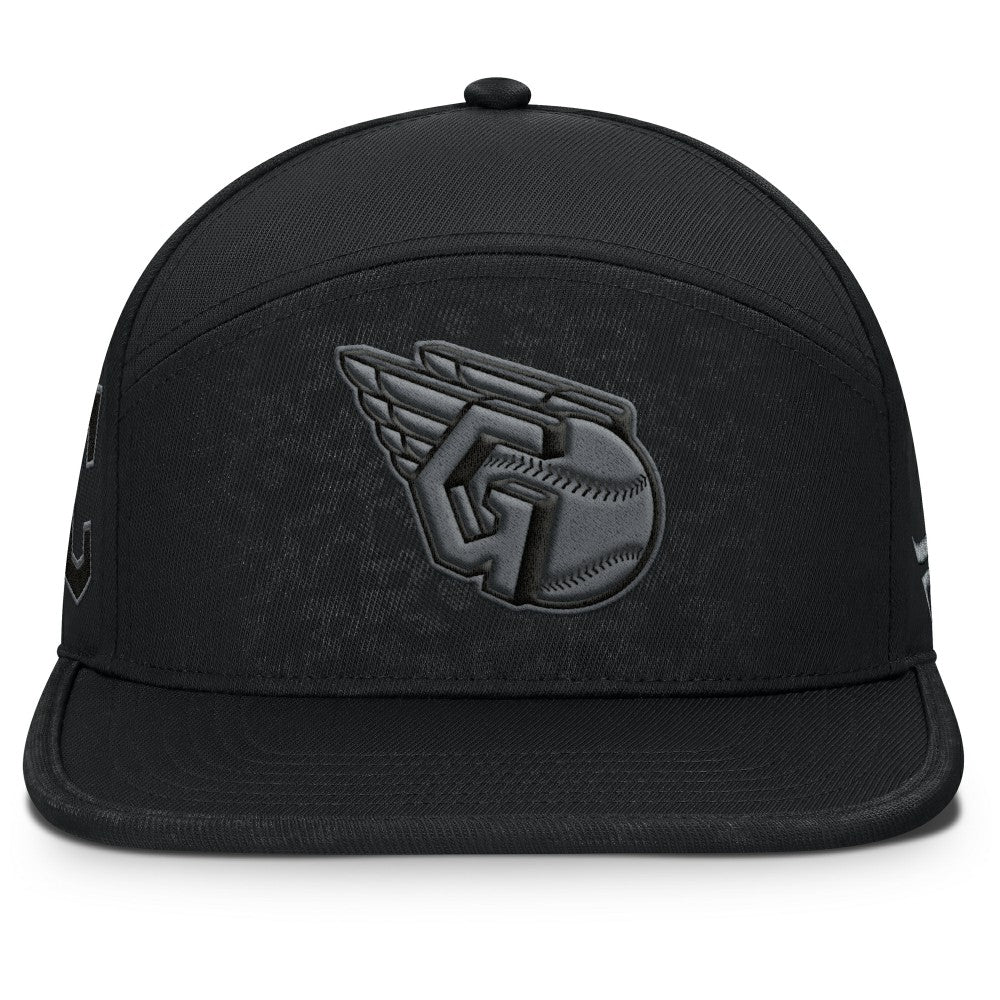 Black Cleveland Guardians Fanatics Platoon Snapback Hat