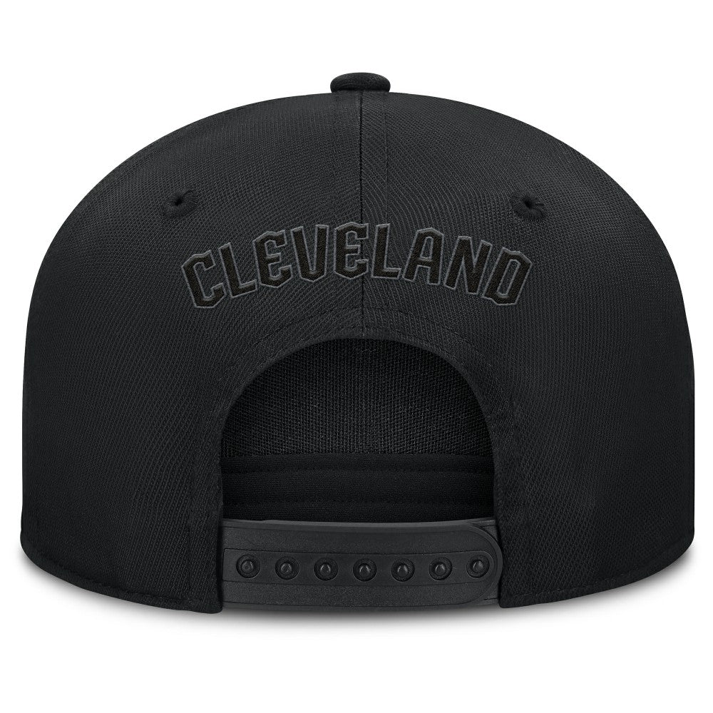 Black Cleveland Guardians Fanatics Platoon Snapback Hat