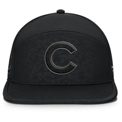 Black Chicago Cubs Fanatics Platoon Snapback Hat