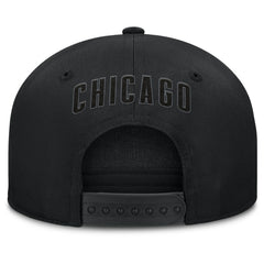 Black Chicago Cubs Fanatics Platoon Snapback Hat