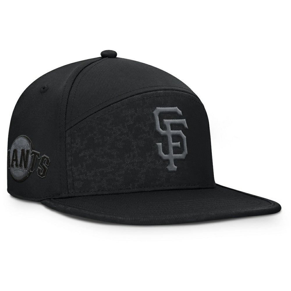 Black San Francisco Giants Fanatics Platoon Adjustable Hat