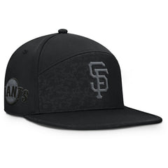 Black San Francisco Giants Fanatics Platoon Adjustable Hat