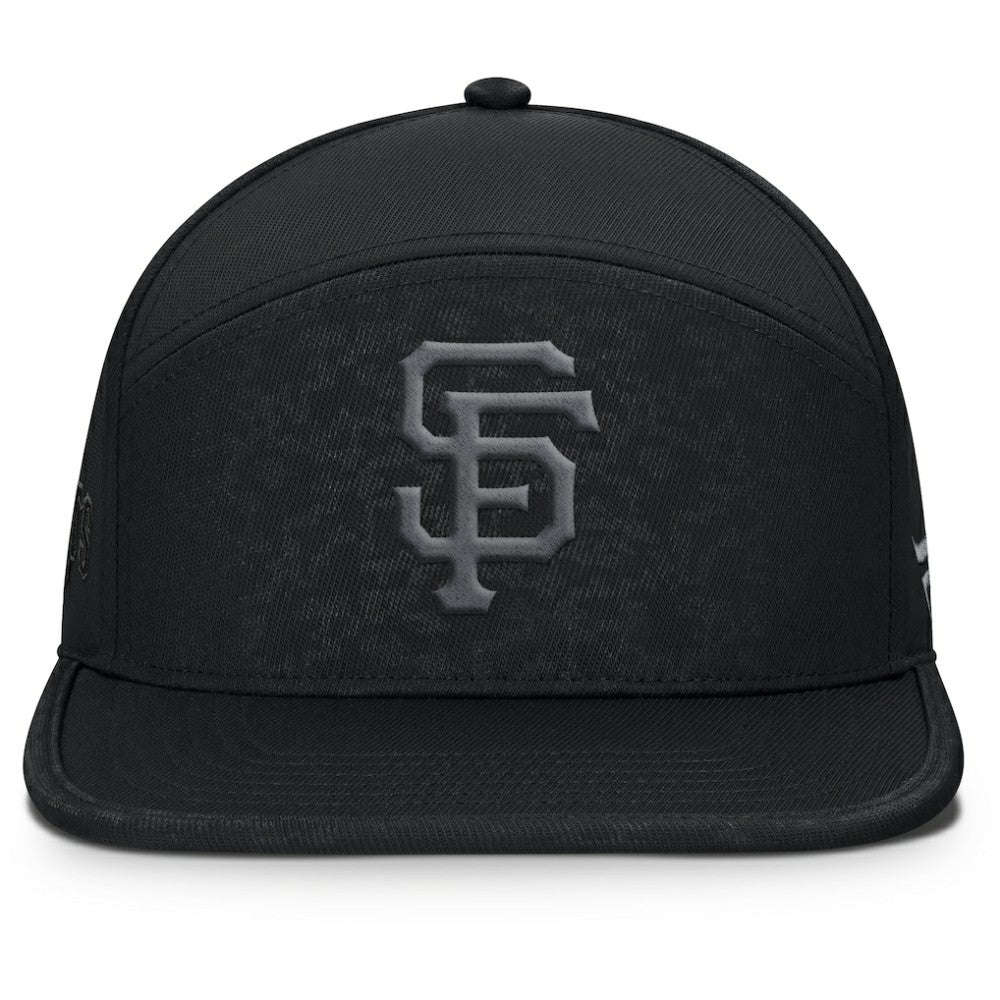 Black San Francisco Giants Fanatics Platoon Adjustable Hat