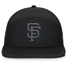 Black San Francisco Giants Fanatics Platoon Adjustable Hat