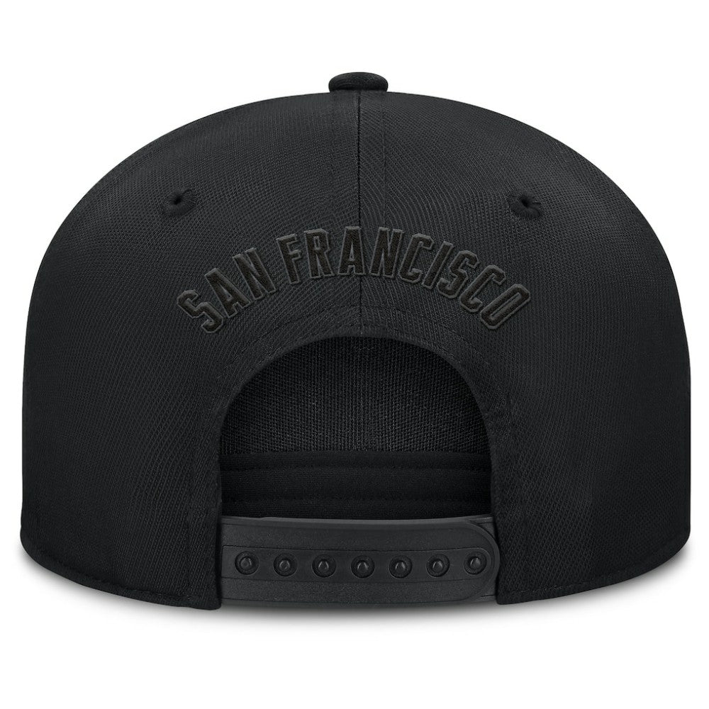 Black San Francisco Giants Fanatics Platoon Adjustable Hat