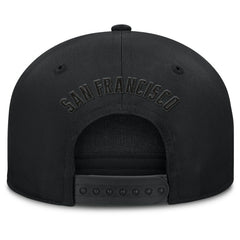 Black San Francisco Giants Fanatics Platoon Adjustable Hat