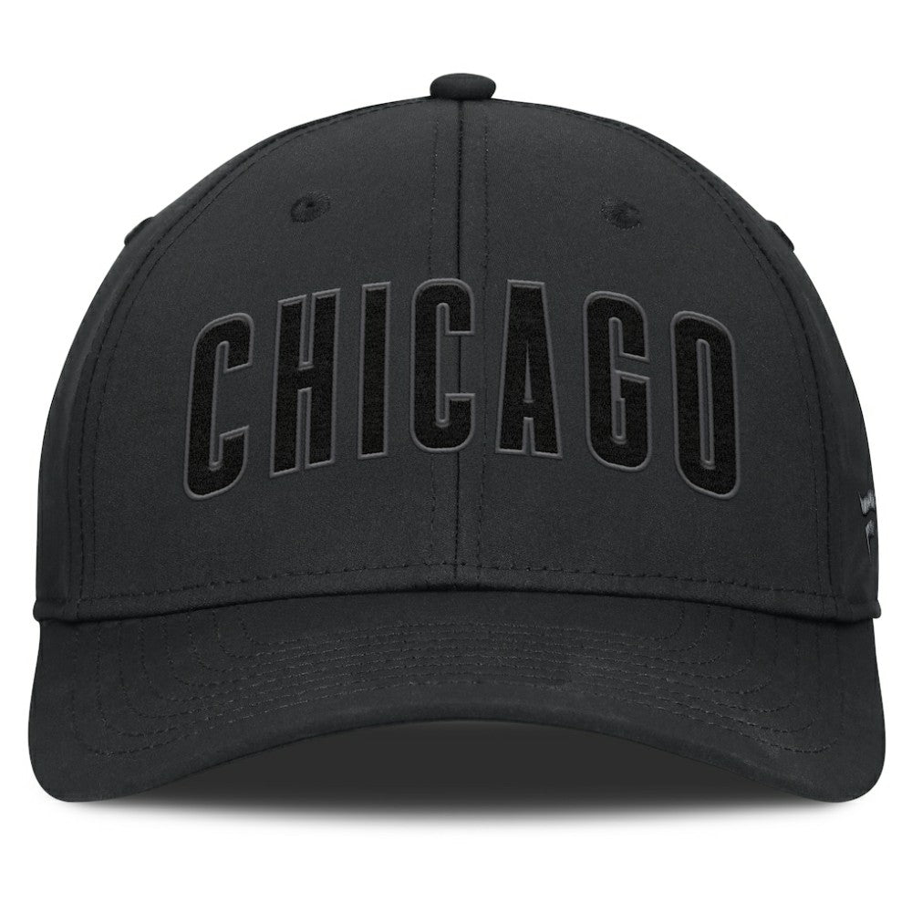 Black Chicago Cubs Fanatics Overpower Flex Hat