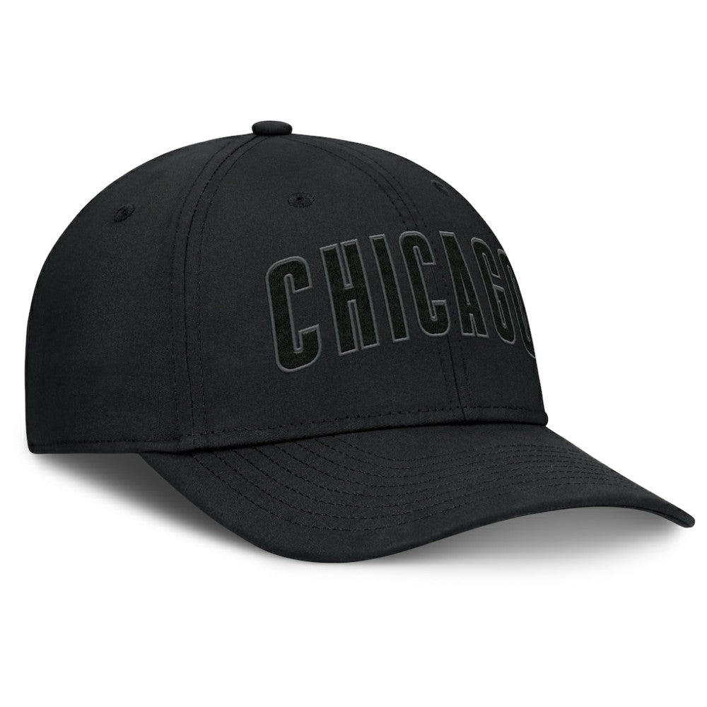 Black Chicago Cubs Fanatics Overpower Flex Hat