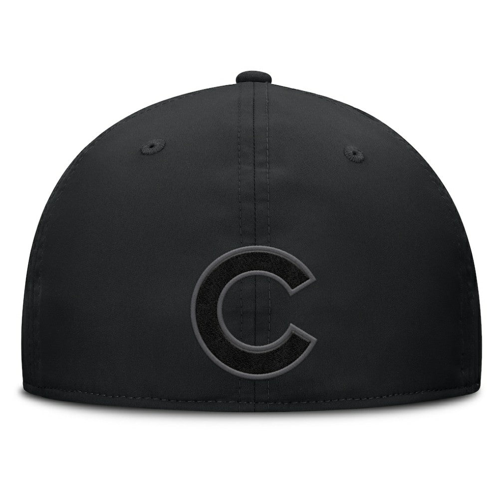 Black Chicago Cubs Fanatics Overpower Flex Hat