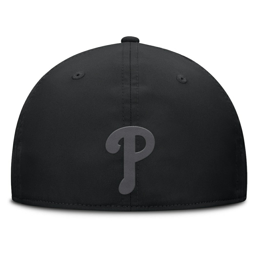 Black Philadelphia Phillies Fanatics Overpower Flex Hat